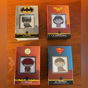 2020 DC Comics Niue Chibi Set of 4 collector coins